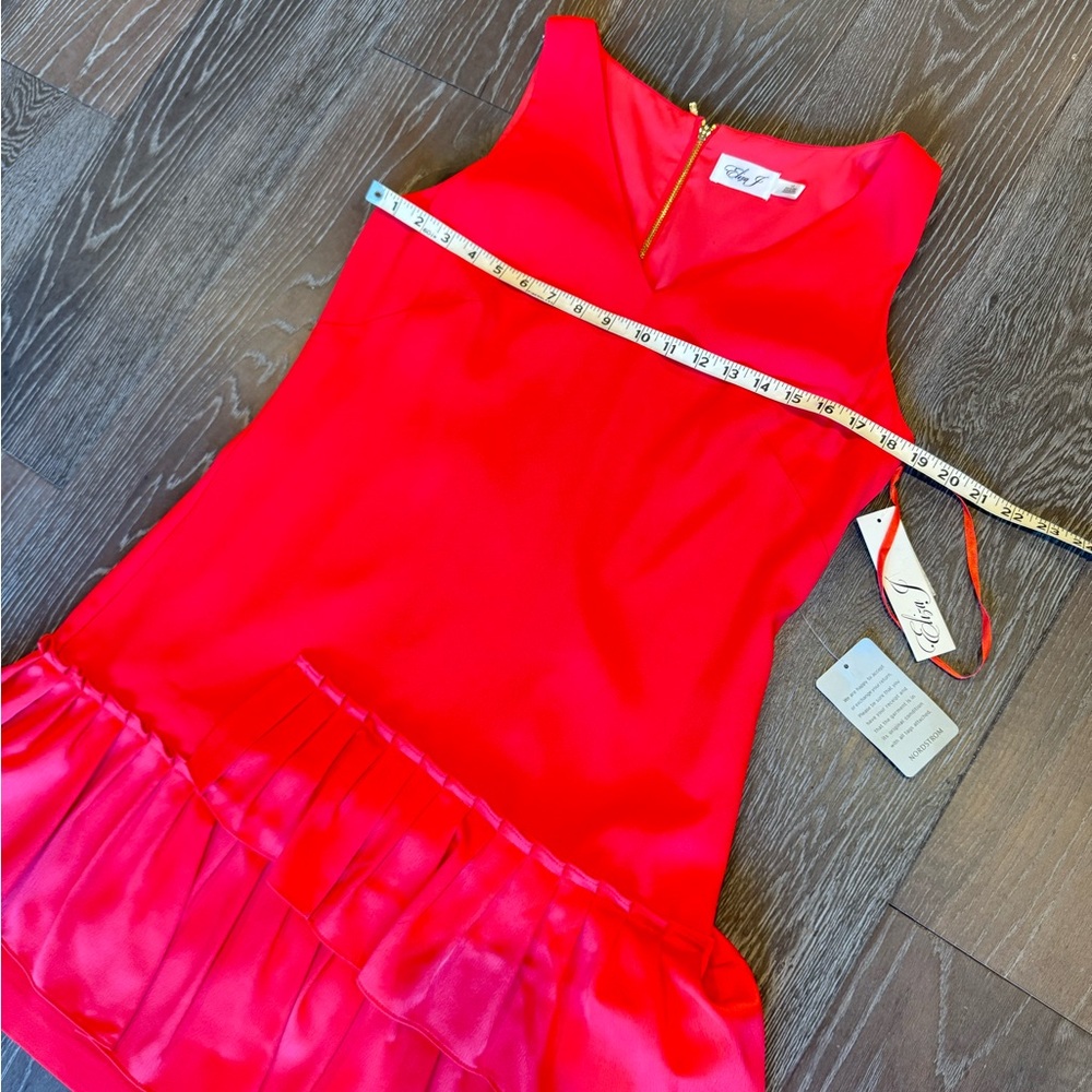 Eliza J Ruffle Hem Dress - Picture 6 of 12